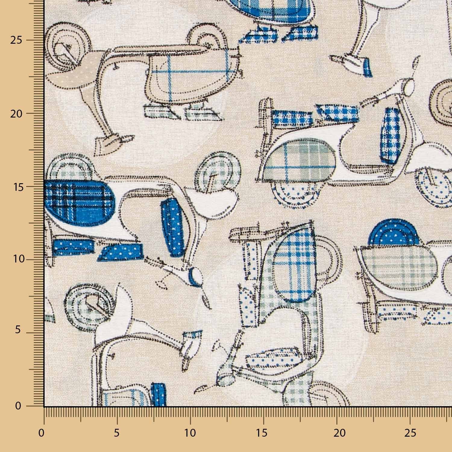 Loneta Vespas Beige - Ribes y Casals