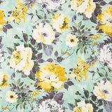 Loneta Algodón Orgánico Camelia Verde - Ribes y Casals