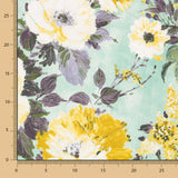 Loneta Algodón Orgánico Camelia Verde - Ribes y Casals