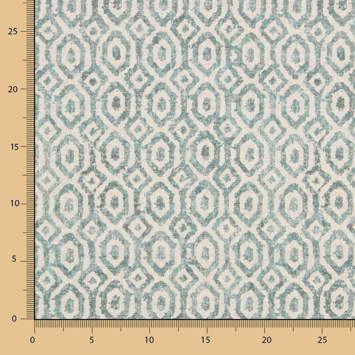 Loneta Algodón Orgánico Helga Verde - Ribes y Casals