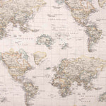 Loneta Estampada Mapa Vintage - Ribes y Casals