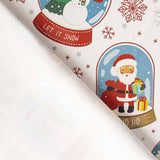 Mantel Panamá Estampado Navidad Esferas - Ribes y Casals