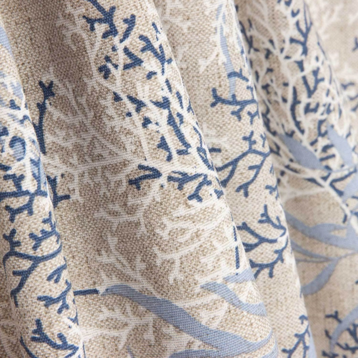 Loneta Estampada Coral Marino - Ribes y Casals