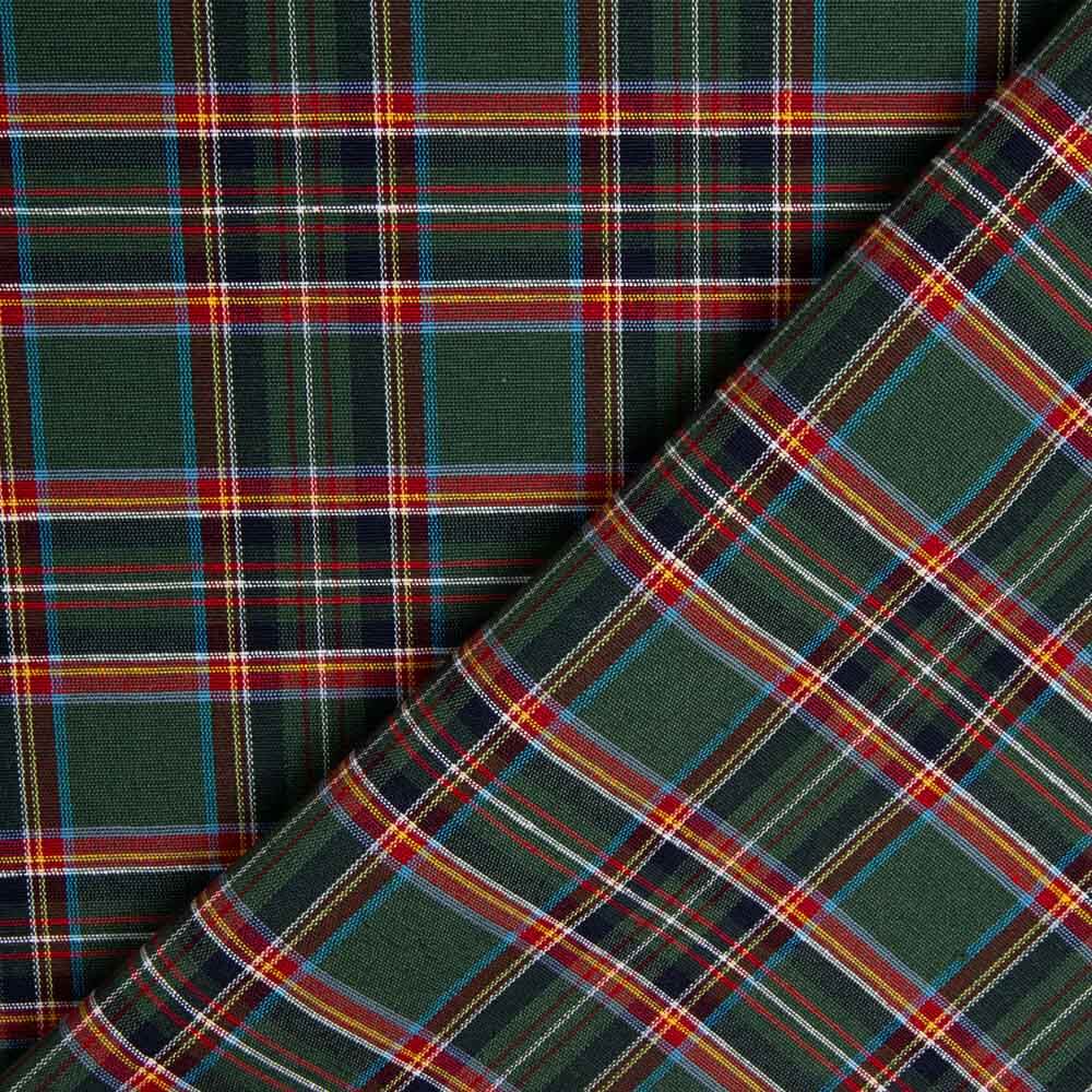 Loneta Cuadros Star Verde - Ribes y Casals