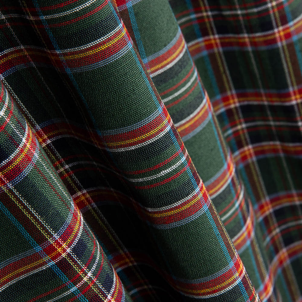 Loneta Cuadros Star Verde - Ribes y Casals