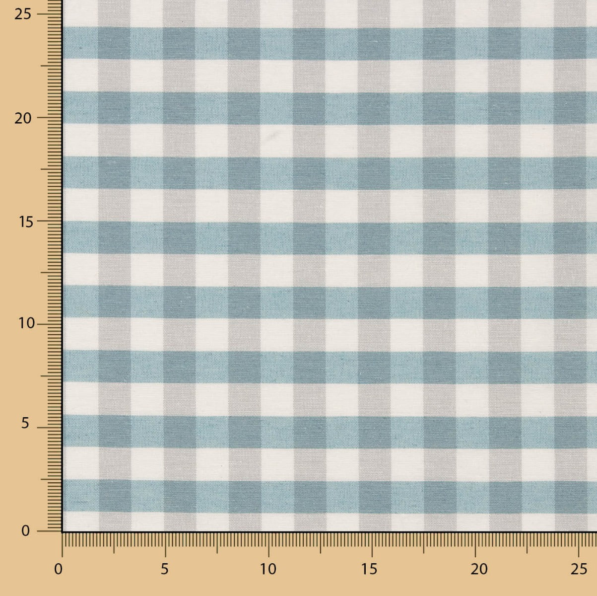 Loneta Cuadros Vichy Azul - Ribes y Casals