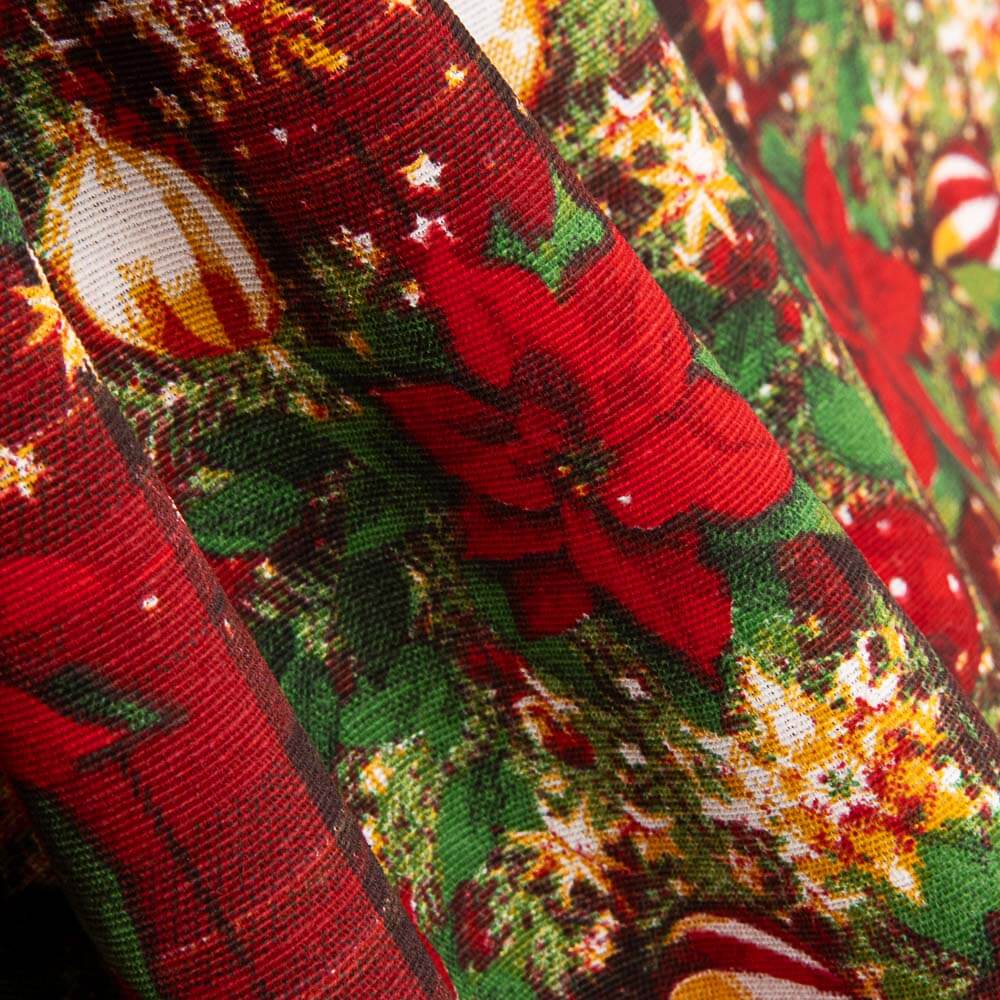 Loneta Navidad Mix Rojo - Ribes y Casals