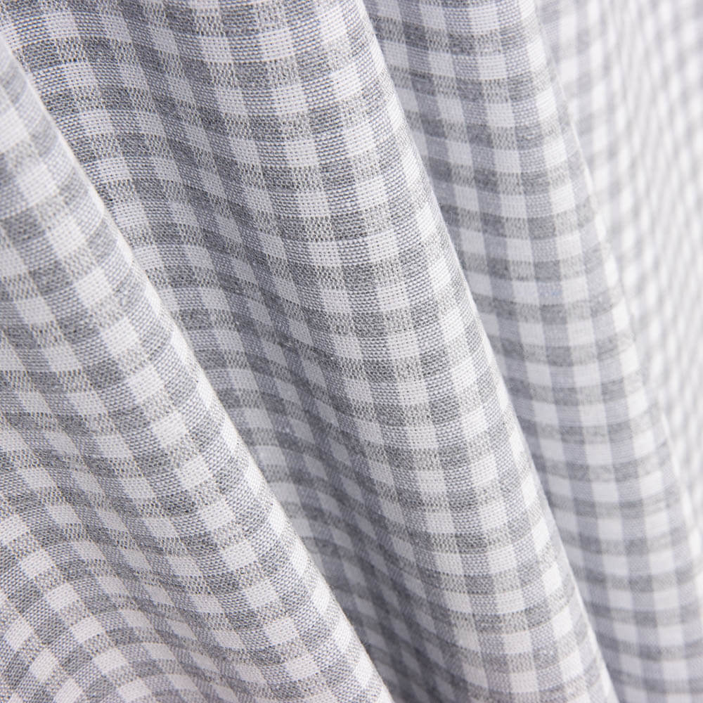 Loneta Cuadros Mini Gris - Ribes y Casals