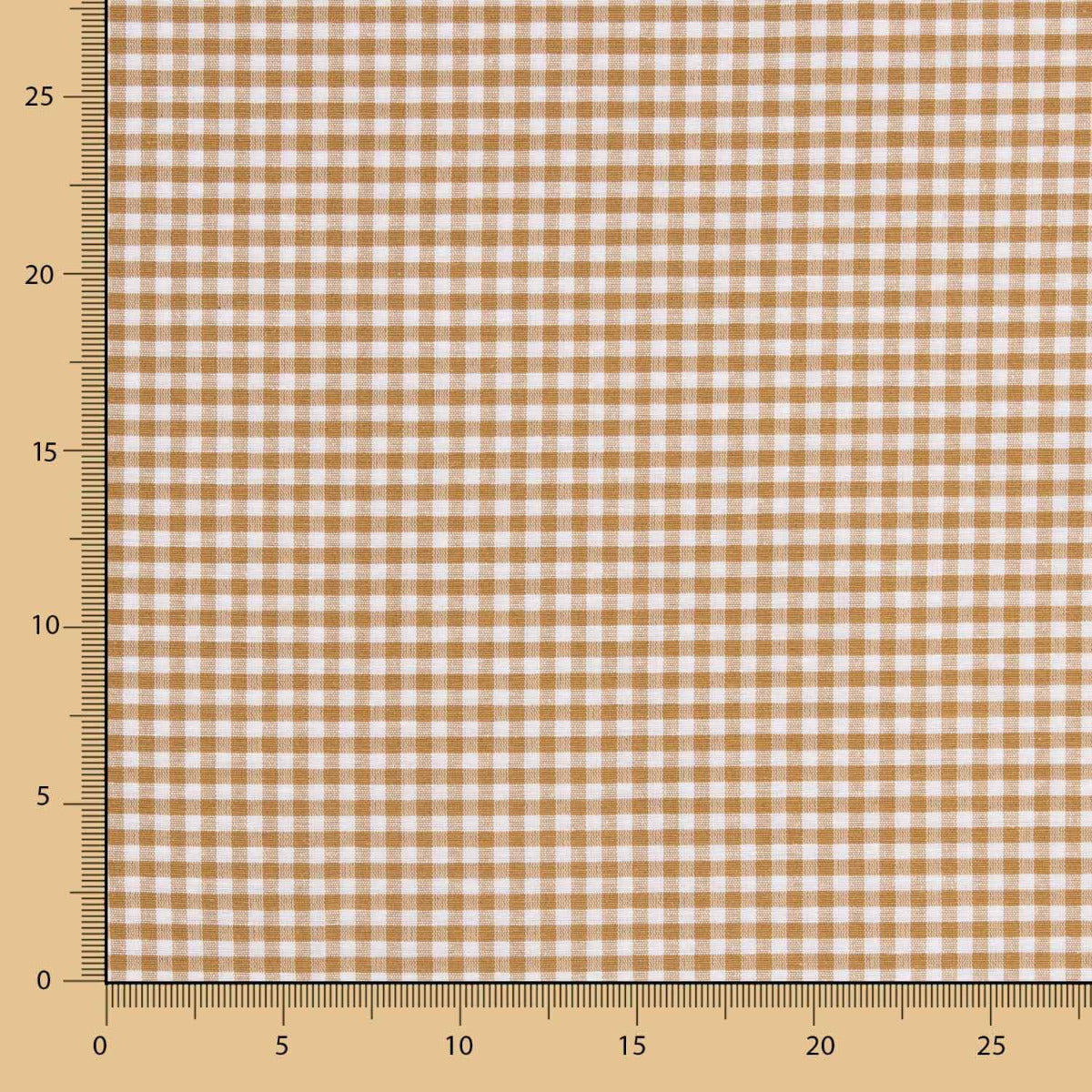 Loneta Cuadros Mini Marrón - Ribes y Casals