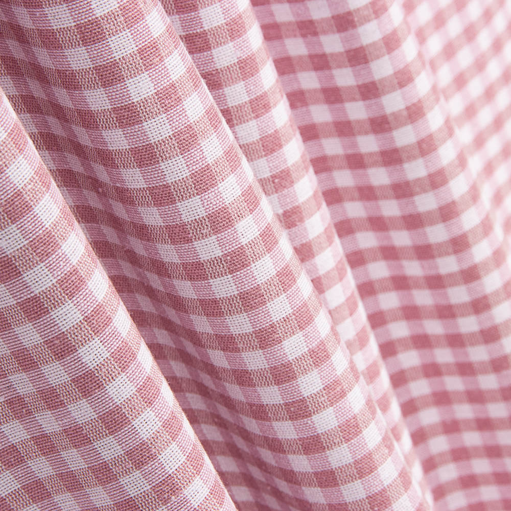 Loneta Cuadros Mini Rosa - Ribes y Casals