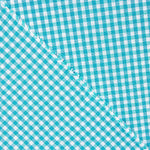 Loneta Cuadros Mini Turquesa - Ribes y Casals