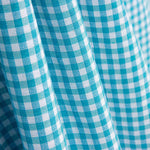 Loneta Cuadros Mini Turquesa - Ribes y Casals