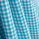 Loneta Cuadros Mini Turquesa - Ribes y Casals