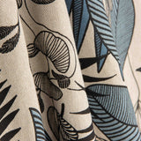 Loneta Culla Estampada Flor Denim - Ribes y Casals