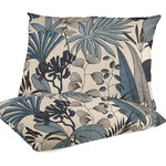 Loneta Culla Estampada Flor Denim - Ribes y Casals