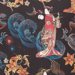 Loneta Dragón Samuráis Negra - Ribes y Casals