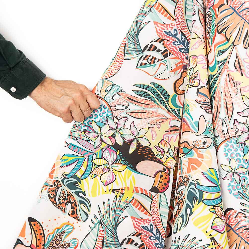 Loneta Estampada Tucán - Ribes y Casals