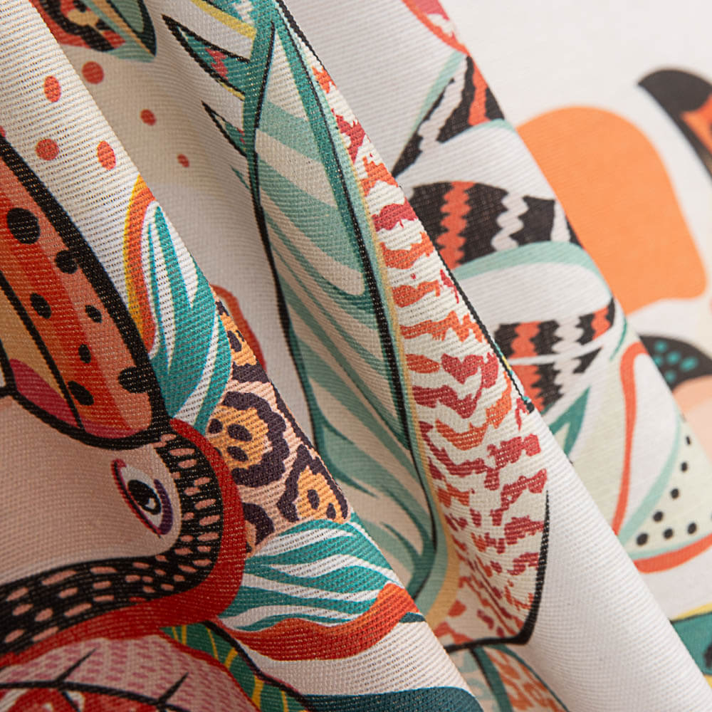 Loneta Estampada Tucán - Ribes y Casals