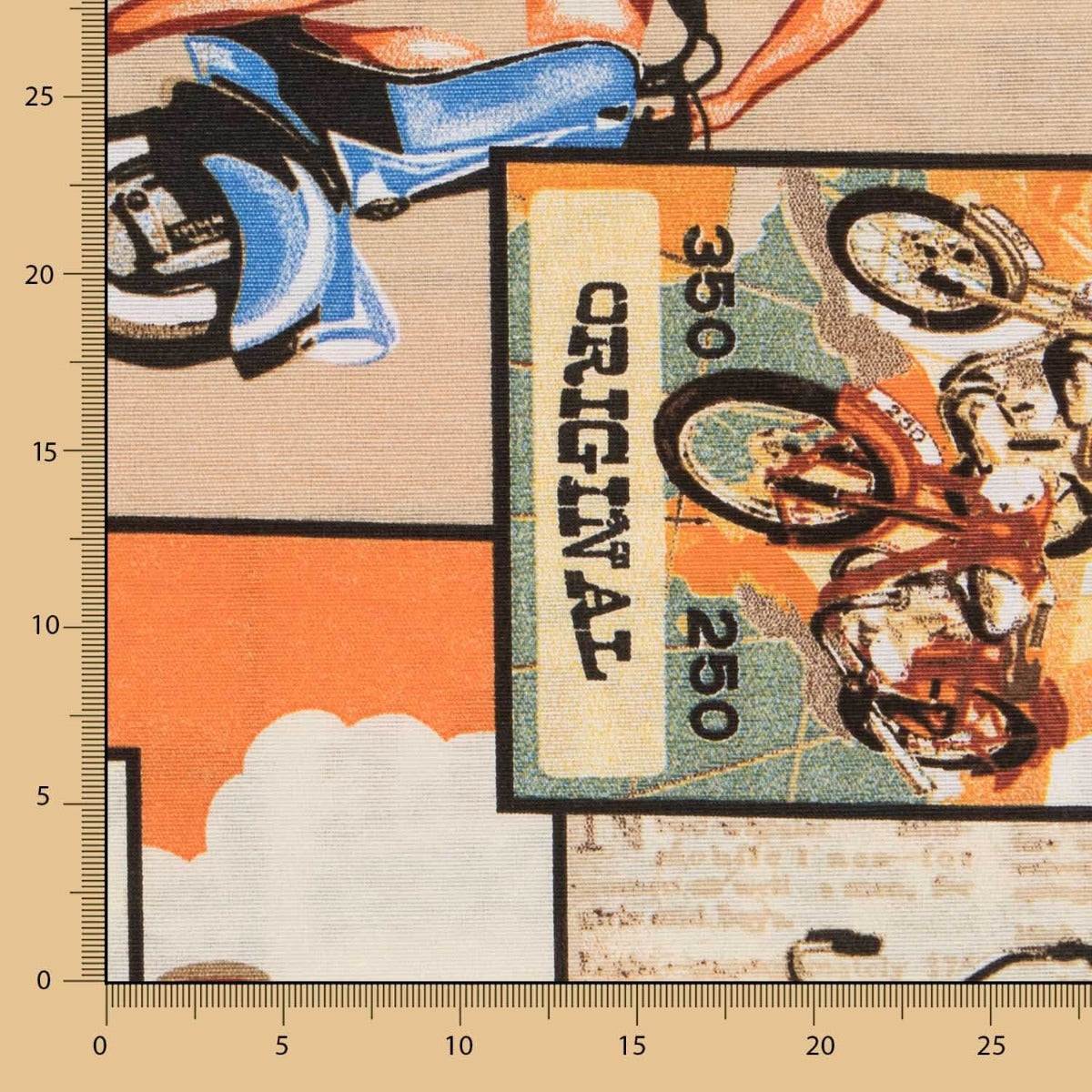 Loneta Estamapda Motorbike - Ribes y Casals