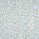 Loneta Estampada Algodón Hierbas Azul Porcelana - Ribes y Casals
