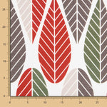 Loneta Estampada Algodón Hojas Palma - Ribes y Casals