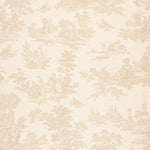 Loneta Estampada Algodón Toile De Jouy Beige - Ribes y Casals
