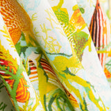 Loneta Estampada Aqua Amarillo - Ribes y Casals