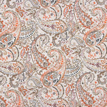 Loneta Estampada Cachemir Beige Naranja - Ribes y Casals