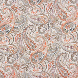 Loneta Estampada Cachemir Beige Naranja - Ribes y Casals