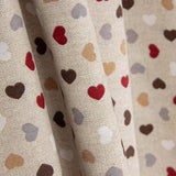 Loneta Estampada Corazones Rústico - Ribes y Casals