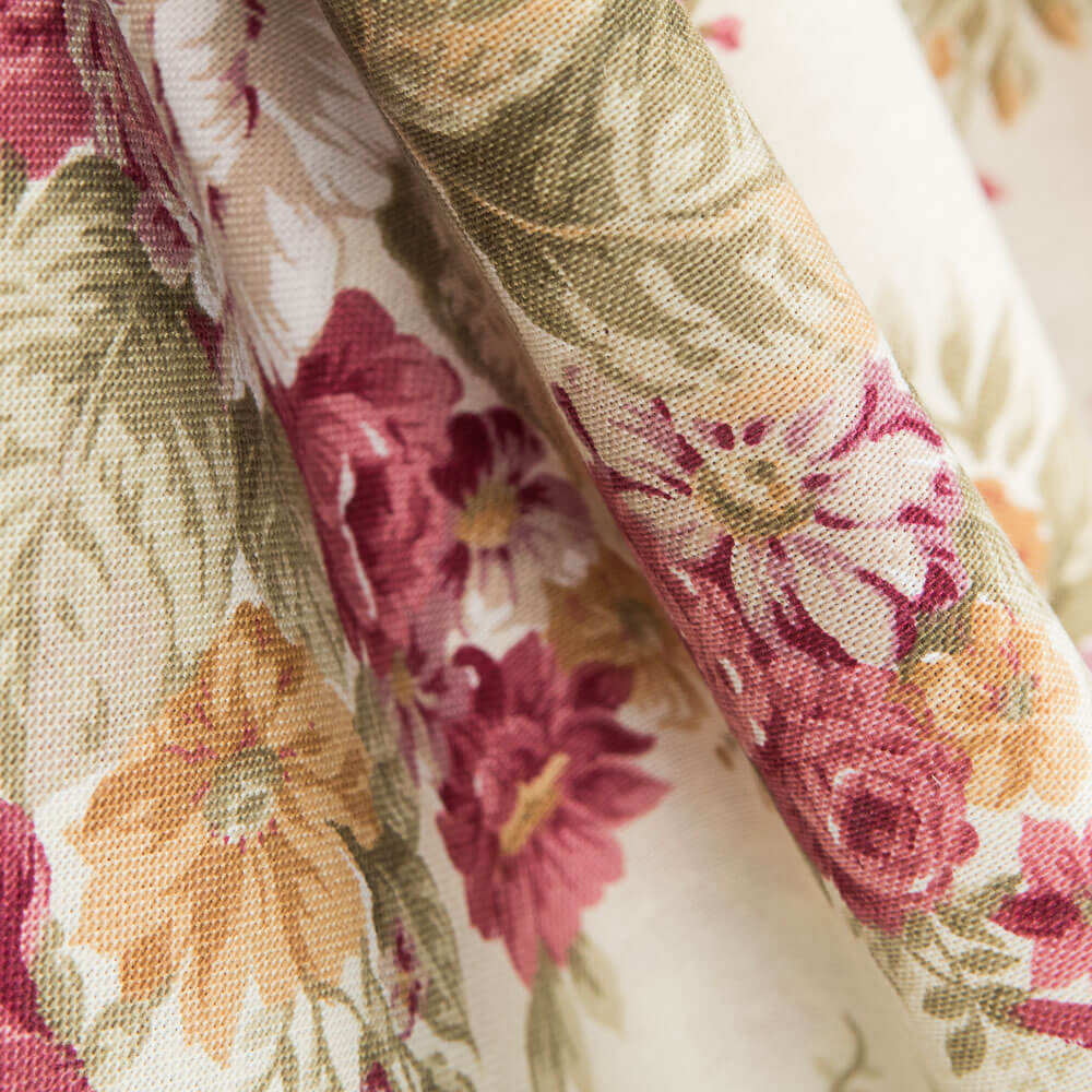 Loneta Estampada Cretona Arena - Ribes y Casals