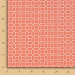 Loneta Estampada Geométrica Coral - Ribes y Casals