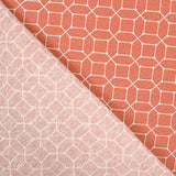 Loneta Estampada Geométrica Coral - Ribes y Casals