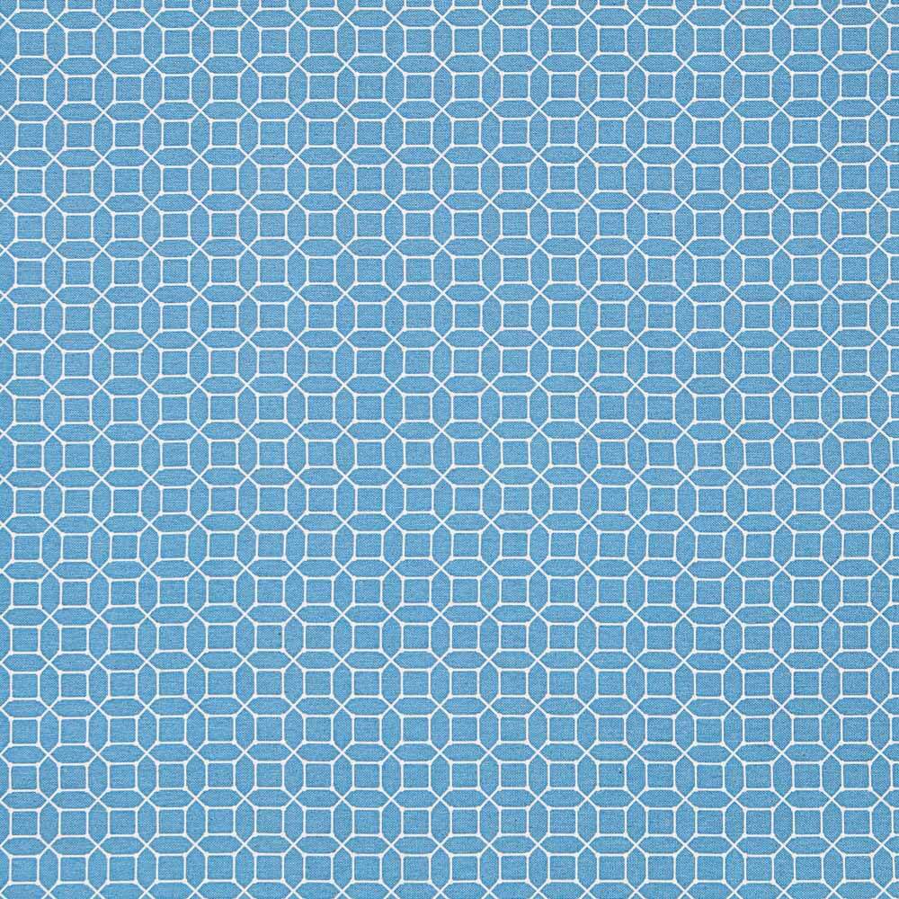 Loneta Estampada Geométrica Denim - Ribes y Casals