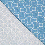 Loneta Estampada Geométrica Denim - Ribes y Casals