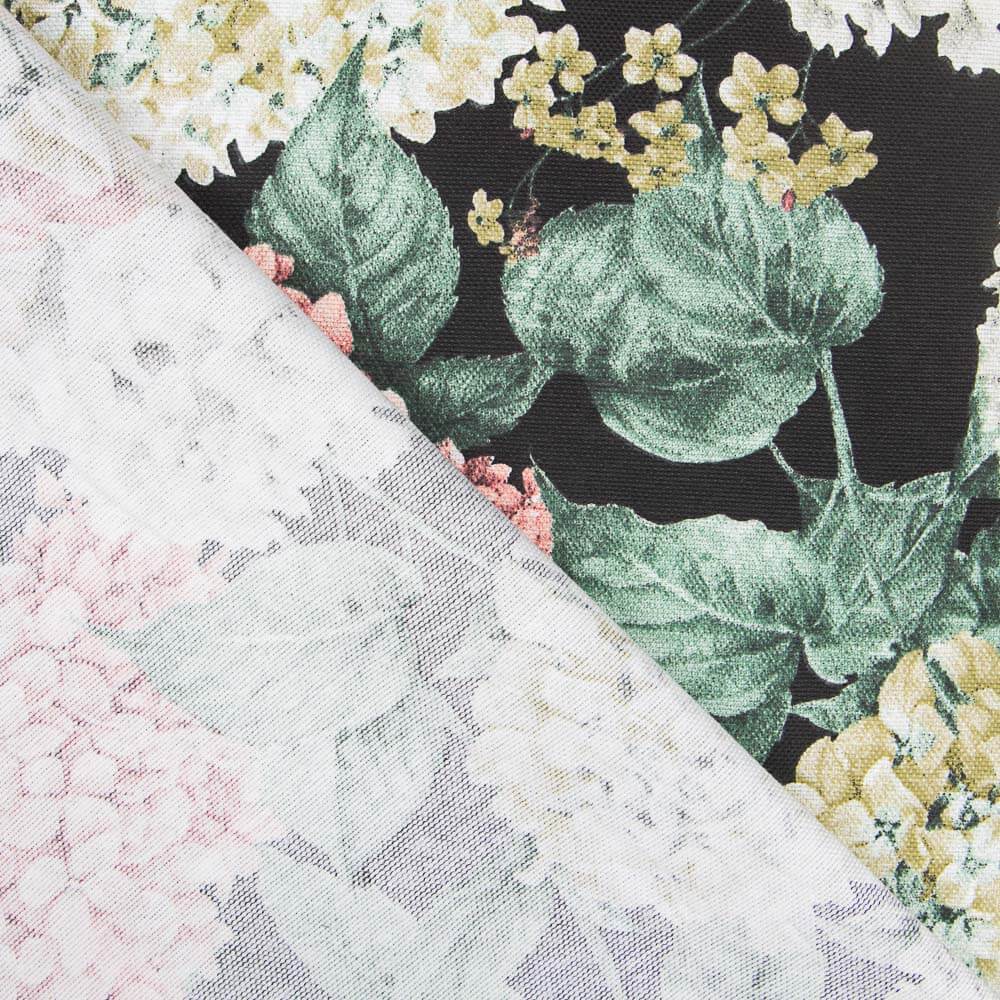 Loneta Estampada Geranios - Ribes y Casals