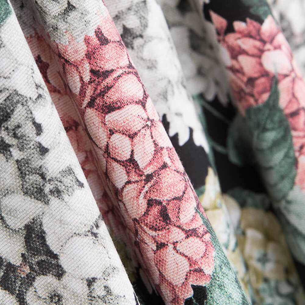 Loneta Estampada Geranios - Ribes y Casals