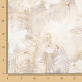Loneta Estampada Hojas Beige - Ribes y Casals