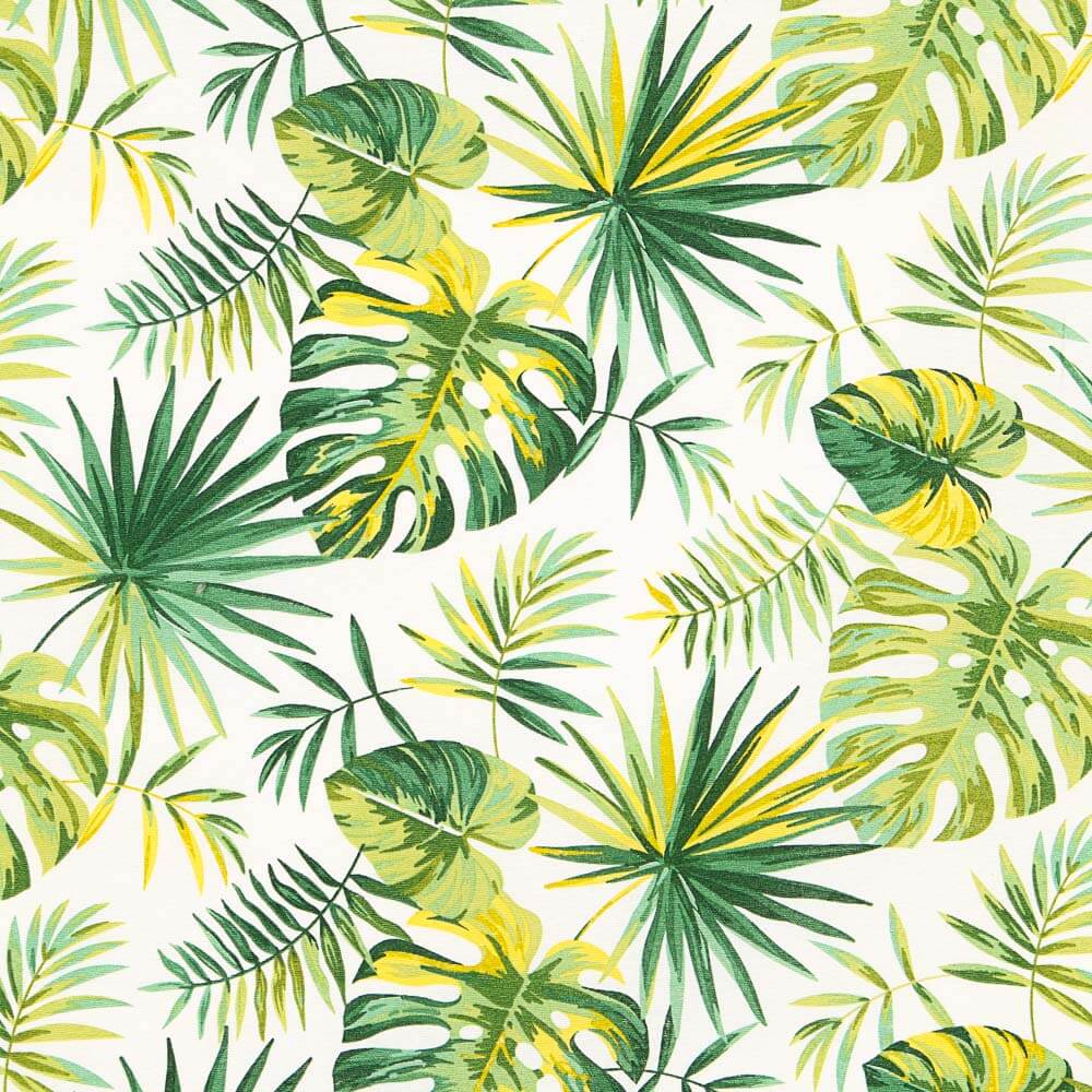 Loneta Estampada Hojas Parra - Ribes y Casals