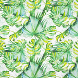 Loneta Estampada Hojas Tropical Verde - Ribes y Casals