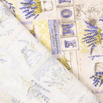 Loneta Estampada Lavanda Hierba - Ribes y Casals