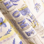 Loneta Estampada Lavanda Hierba - Ribes y Casals