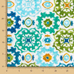 Loneta Estampada Maori Verdes - Ribes y Casals