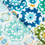 Loneta Estampada Maori Verdes - Ribes y Casals