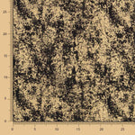 Loneta Estampada Negra Dorado - Ribes y Casals