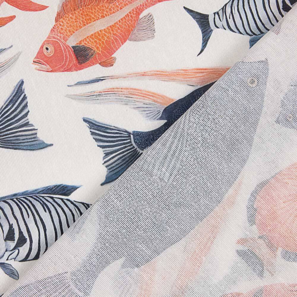 Loneta Estampada Peces Colores - Ribes y Casals