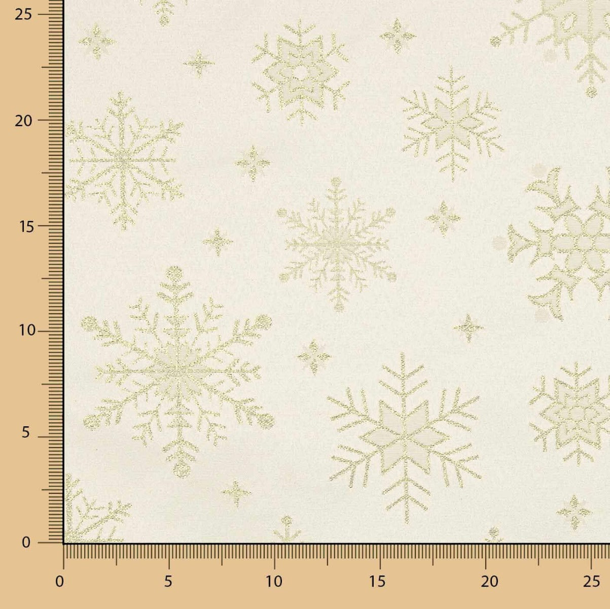 Loneta Estrella Polar Lurex Dorado - Ribes y Casals