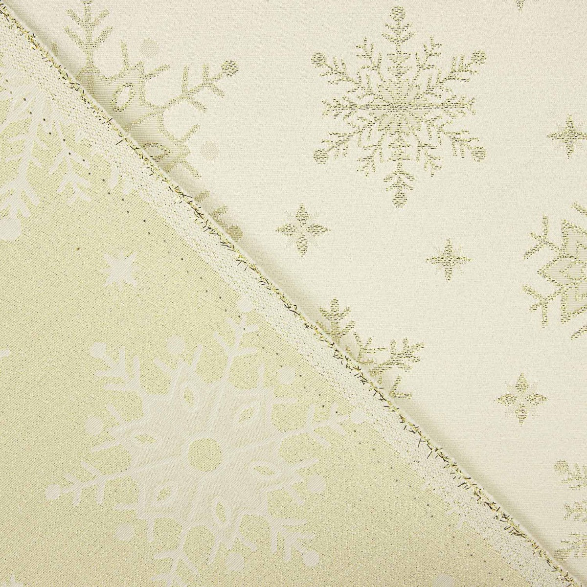 Loneta Estrella Polar Lurex Dorado - Ribes y Casals