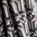 Loneta Geométrico 3D Gris - Ribes y Casals