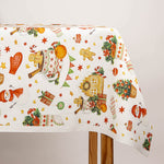 Mantel Panamá Estampado Navidad - Ribes y Casals